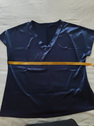 Blusa donna blu taglia 2XL
