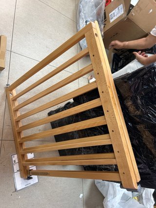 Barrera Escaleras Munchkin Lindam Madera 106cm