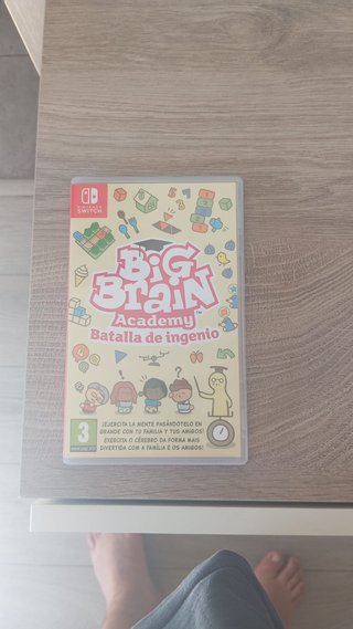 Caja vacía juego Nintendo Switch Big Brain Academy
