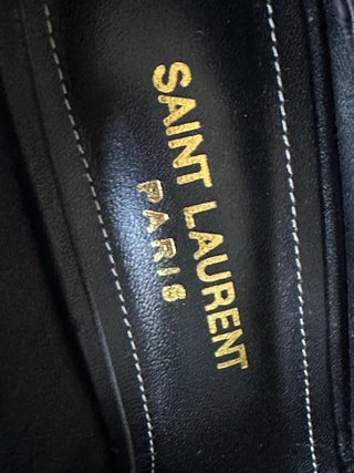 SAINT LAURENT Opyum décolleté donna pelle nero 39