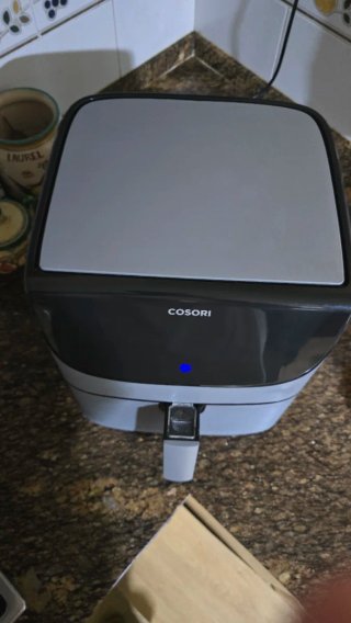 Freidora COSORI 5.5l gris antracita. Táctil
