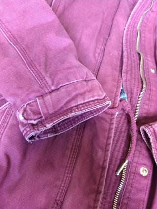 Parka Alcott rossa con cappuccio