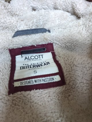 Parka Alcott rossa con cappuccio
