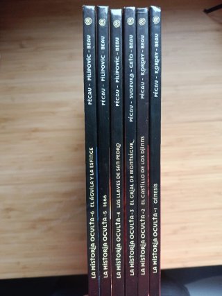 La Historia oculta 1 al 6 de Glenat