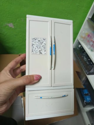 Cocina de plástico para casa de muñecas