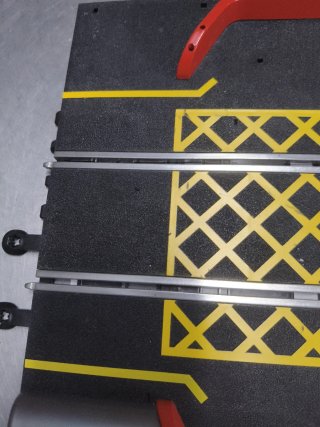 Scalextric Pit Box Pista Negra Antigua