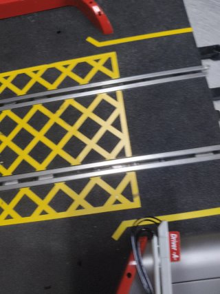 Scalextric Pit Box Pista Negra Antigua