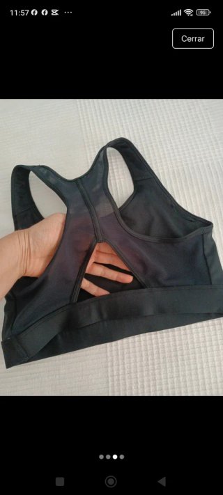 Adidas top deportivo negro