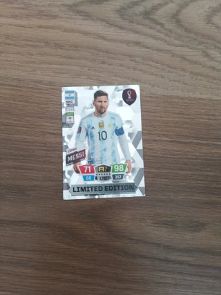 Lote de 3 cromos de Messi mundial Qatar 2022