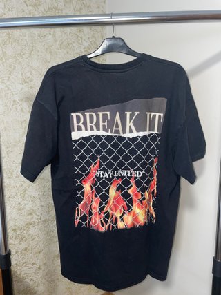 Pull&Bear Camiseta Oversize Estampada S
