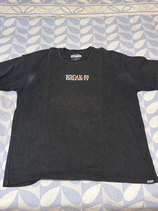 Pull&Bear Camiseta Oversize Estampada S