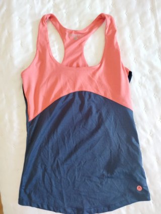 Conjunto deportivo azul y rosa, talla niña 10/12