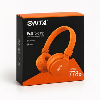 Cuffie ONTA 778 Pieghevoli Arancioni