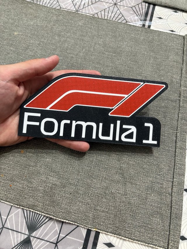 Letrero Formula 1