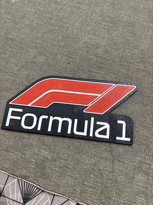 Letrero Formula 1