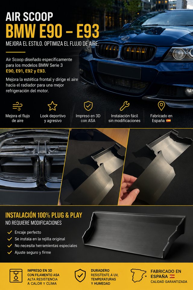 Air scoop BMW E90-E93
