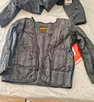 Chaqueta Degen Moto Negra Nueva