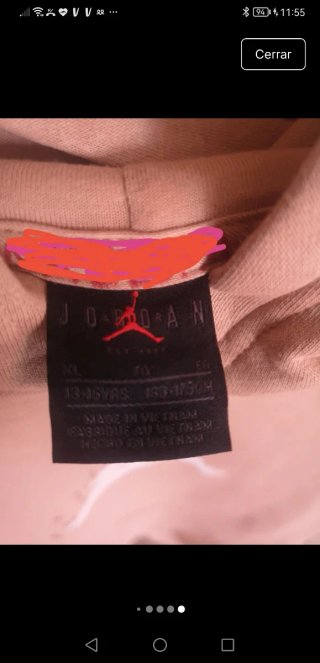 Sudadera Jordan Jumpman Talla 13/15-163/175