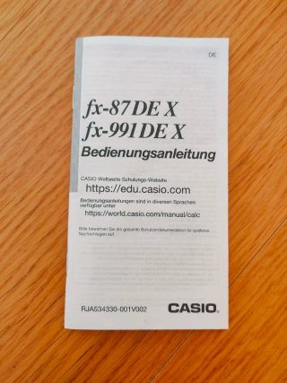 Calculadora Científica Casio fx-991DE X