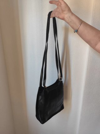 Bolso Mara Vanese Negro Cuero
