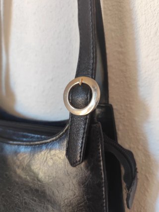 Bolso Mara Vanese Negro Cuero