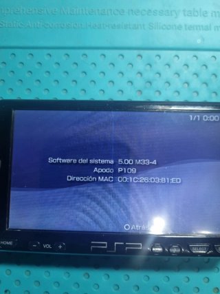 Batteria PSP Sony 3.6V 1800mAh pandora 5.0M33
