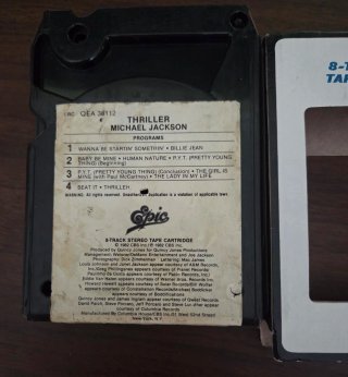 Michael Jackson Thriller 8-Track Tape