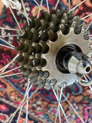 Rueda Galli Paris Roubaix Super Record Campagnolo