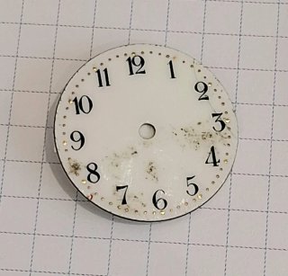 Quadrante orologio antico piccolo