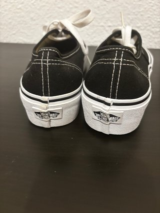 Vans plataforma negras talla 39