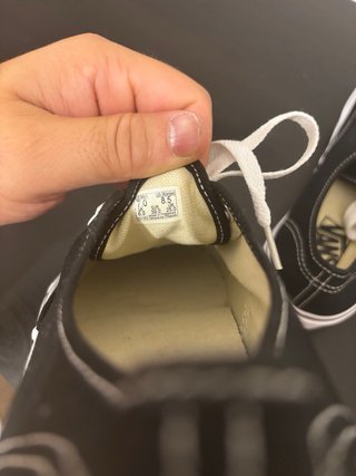 Vans plataforma negras talla 39