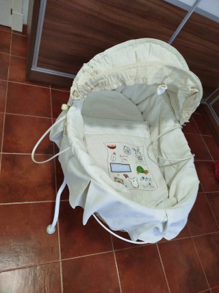 Moisés cuna mimbre bebé