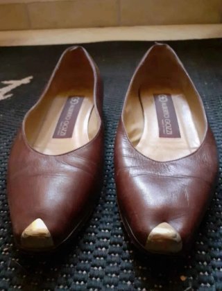 Scarpe Alberto Gozzi tacco basso tg. 35½