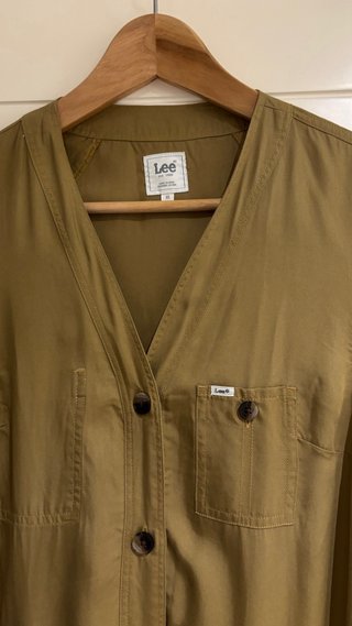 Vestido Lee verde caqui nuevo sin etiqueta