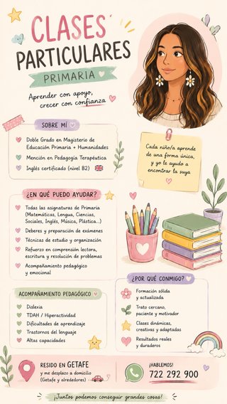 Clases particulares en GETAFE y alrededores