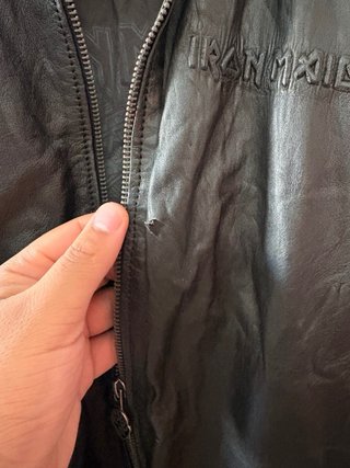 Chaqueta de cuero Iron Maiden