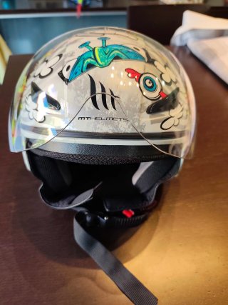 Casco Moto Infantil Dibujos