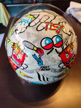 Casco Moto Infantil Dibujos