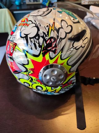 Casco Moto Infantil Dibujos