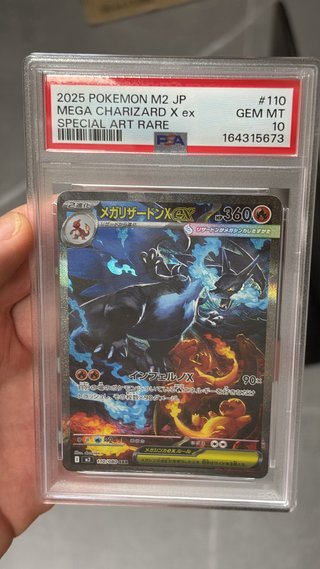 Carta Pokémon Mega Charizard X EX PSA 10