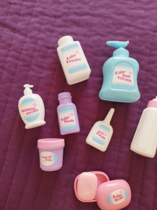 Set Juguetes Aseo Bebé: Lociones, Jabón, Biberón