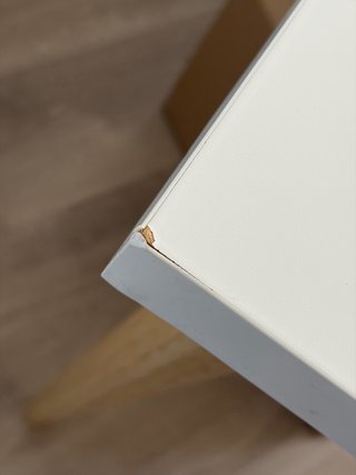 Scrivania IKEA Bianca 120x60x73cm con Cassettiera