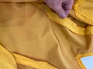 317 XXL Talla 44 Traje Rociera Amarillo y Azul