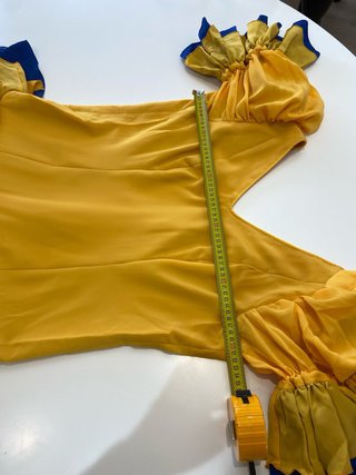 317 XXL Talla 44 Traje Rociera Amarillo y Azul