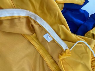 317 XXL Talla 44 Traje Rociera Amarillo y Azul