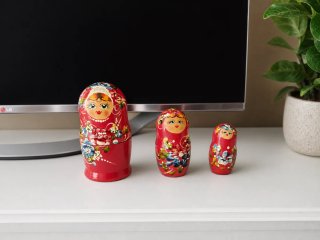 Matrioske russe dipinte a mano