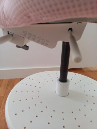 Silla escritorio rosa niña Ikea
