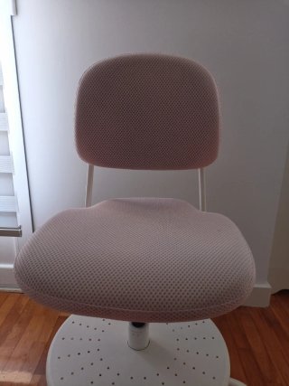 Silla escritorio rosa niña Ikea