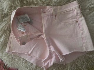 Levi's Shorts Rosa Claro Talla 26