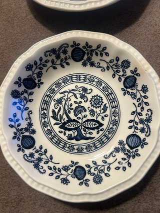 Set di 2 piatti in ceramica
